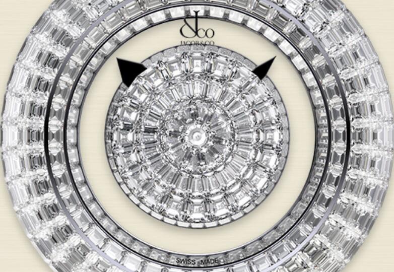 The dials full of diamonds present the ultra luxury and nobility.
