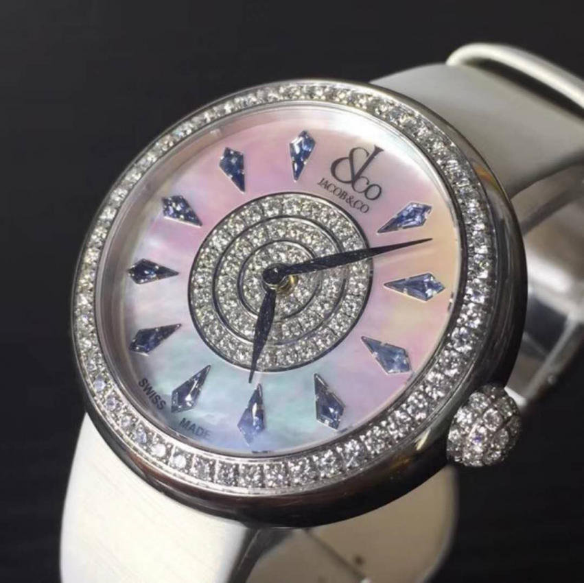 Luxurious Jacob & Co. Brilliant Diamonds Replica Watches For Ladies