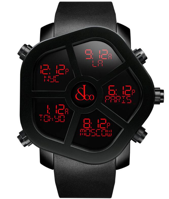 The display of the Jacob & Co. is fascinating and the color of the number could be exchanged to suit the wearer's mood.