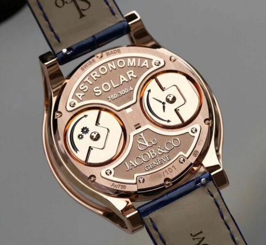 The timepiece presents the high level of craftsmanship of watchmaking.