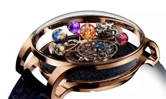 The timepiece presents the brand's high level of watchmaking craftsmanship.