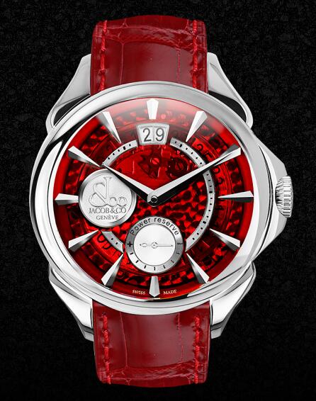 Swiss-made reproduction watches forever are impressive with red color.