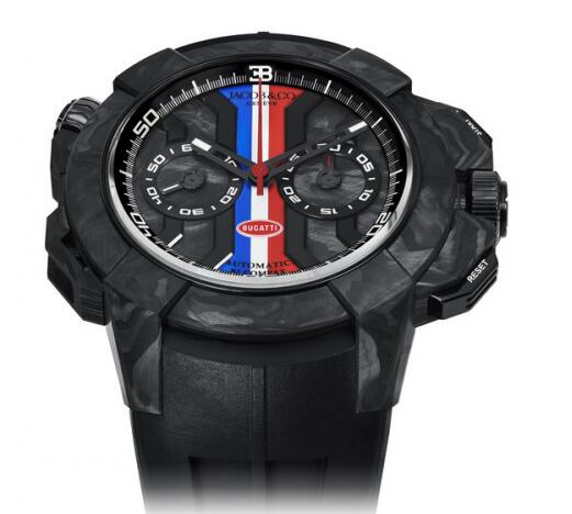The material of the Jacob & Co. will remind you of the carbon fiber that super car uses.