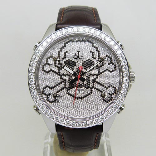 High Quality US Sale Jacob & Co. 5 Zeitzonen Quartz Replica Watch With Diamond-Paved Dial For Men