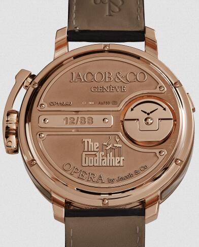 Perfect Swiss Fake Jacob & Co. Opera Godfather Musical Tourbillon OP110.40.AG.AB.A Watches For Sale