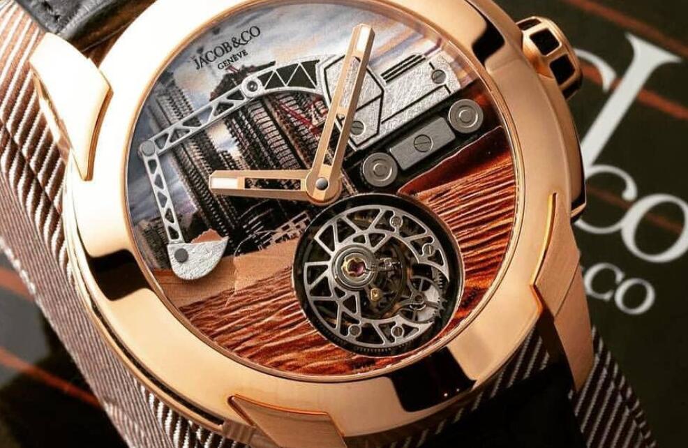AAA Top Jacob & Co. Pioneer Tourbillon PI422.40.AB.AB.A Replica Watches With 49MM In Diameter