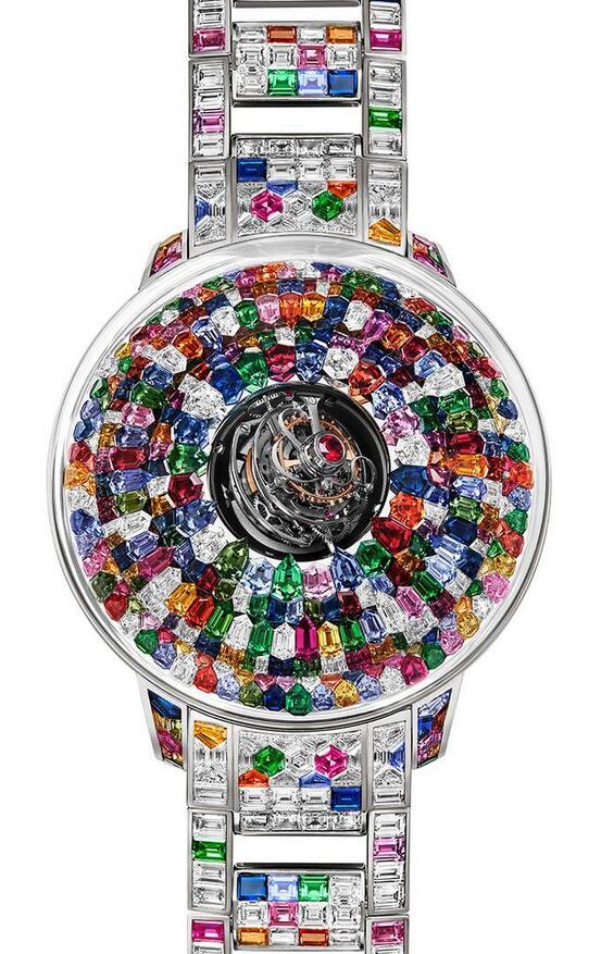 Swiss replica watches demonstrate the dazzling luster with various colors.