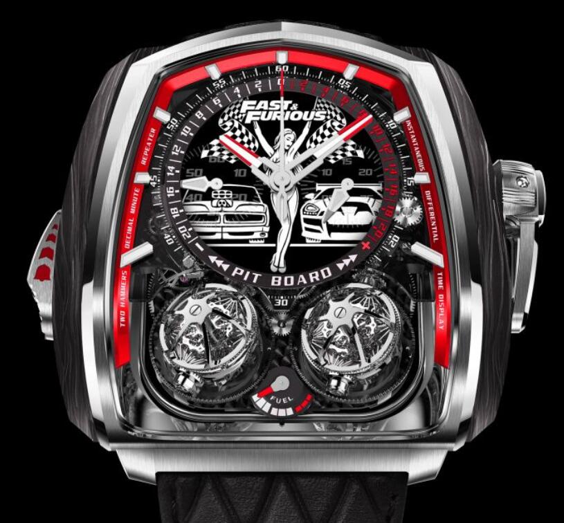 Swiss replication watches are matched with titanium buckle for the straps.