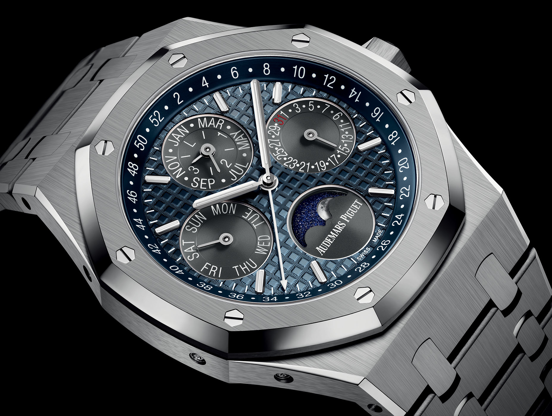 Introducing AAA High-quality Fake Audemars Piguet Royal Oak Perpetual Calendar In Titanium