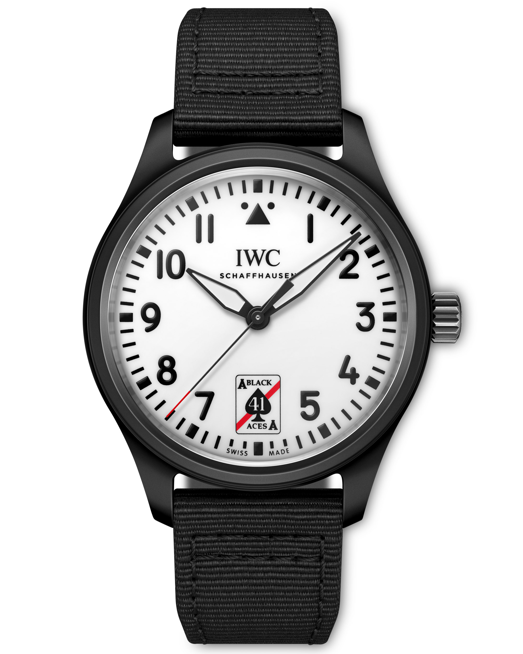 High Quality Fake IWC Pilot’s Watch Automatic 41 Black Aces Debuts With Fully Lumed Dial