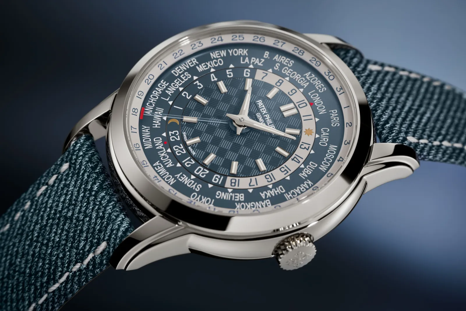 Swiss replica Patek Philippe’s new world timer is the perfect watch for firing up the PJ