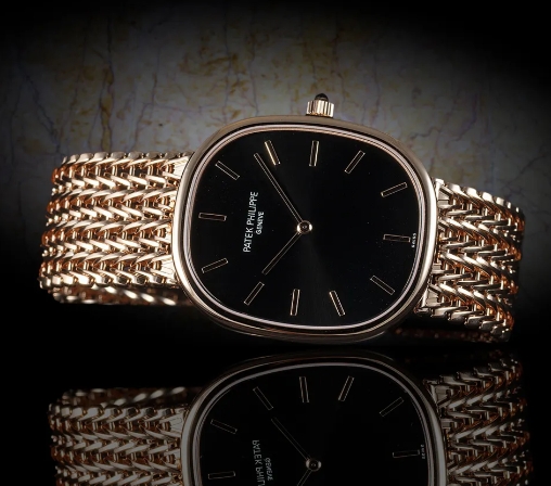 Best Quality Replica Patek Philippe Golden Ellipse Ref. 5738/1R with gold bracelet