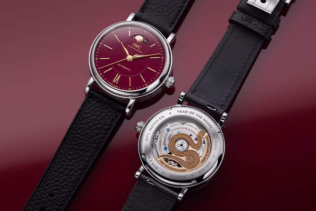 UK Swiss Made Replica IWC Reveals a Limited-Edition Portofino Automatic Moon Phase Timepiece for the Year of the Snake