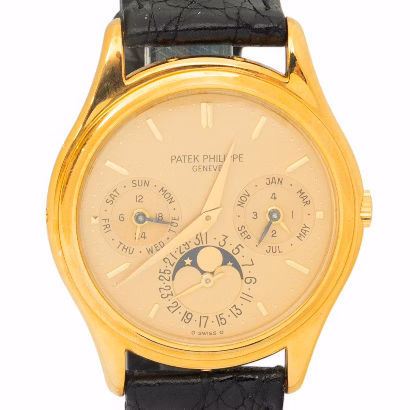 1989 UK High Quality Replica Patek Philippe Ref. 3940J With “Doré” Dial